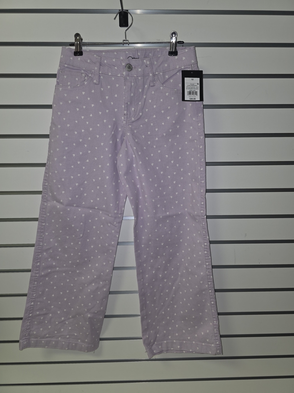 Target Lilac Girls' Heart Print Jeans